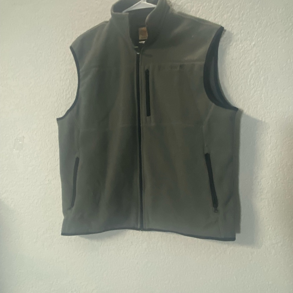 Timberland Men's grey Fleece vest